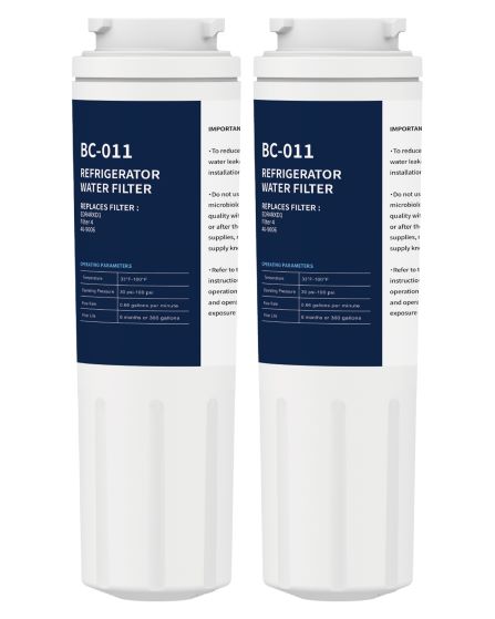 Refrigerator Water Filter Replacement 2 Pack for Filter 4 EDR4RXD1 Refrigerator Water Filter 4 4396395 UKF8001AXX UKF8001AXX-750 46-9006 Puriclean II PH21500 Pack of 1