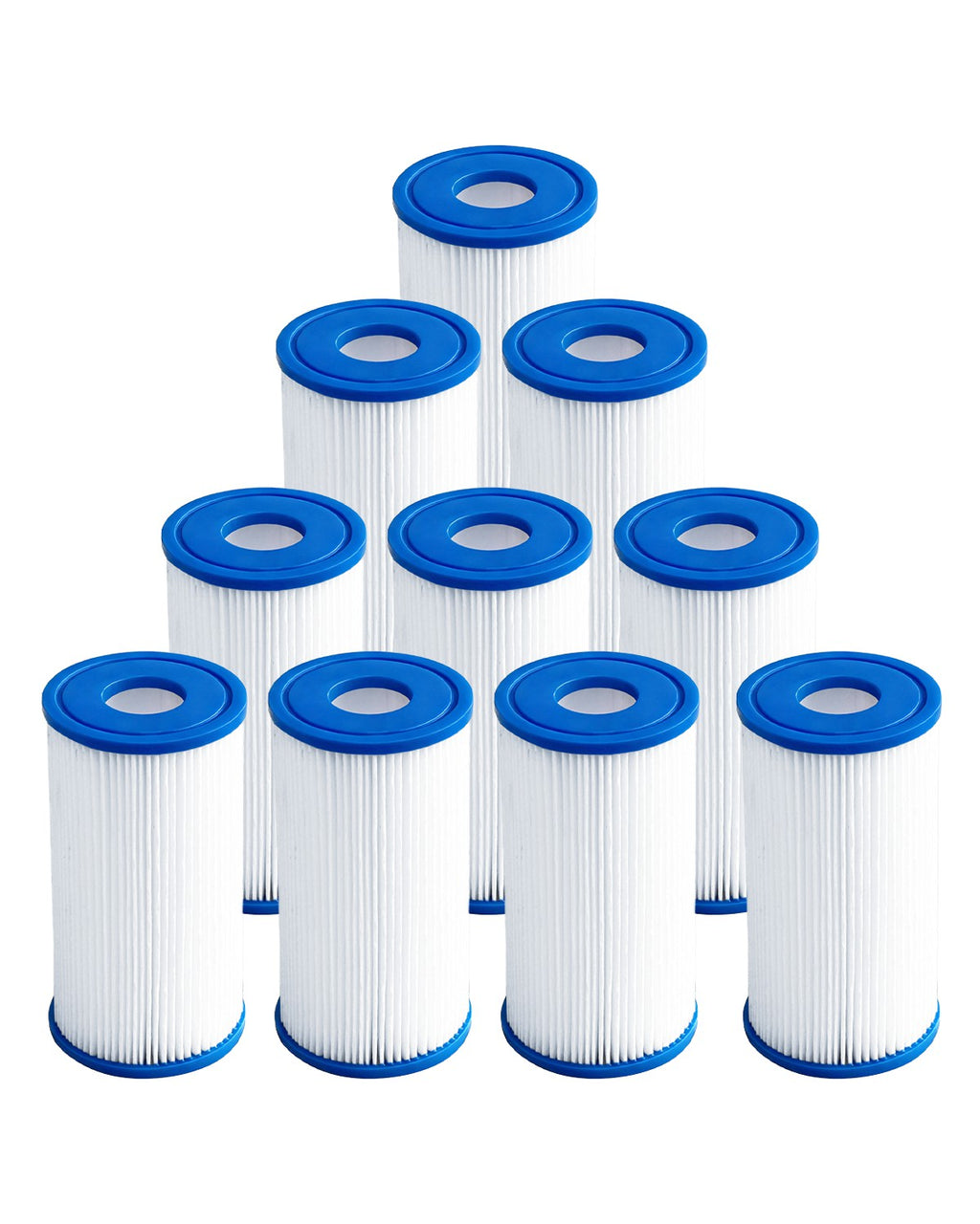 DAYEAR Ice Bath Filter 5" x 2.5" (8 Pack) Cold Plunge Filter 20 Micron Pleated Sediment filtrage Replacement for Ice Bath Tub Hot Tub