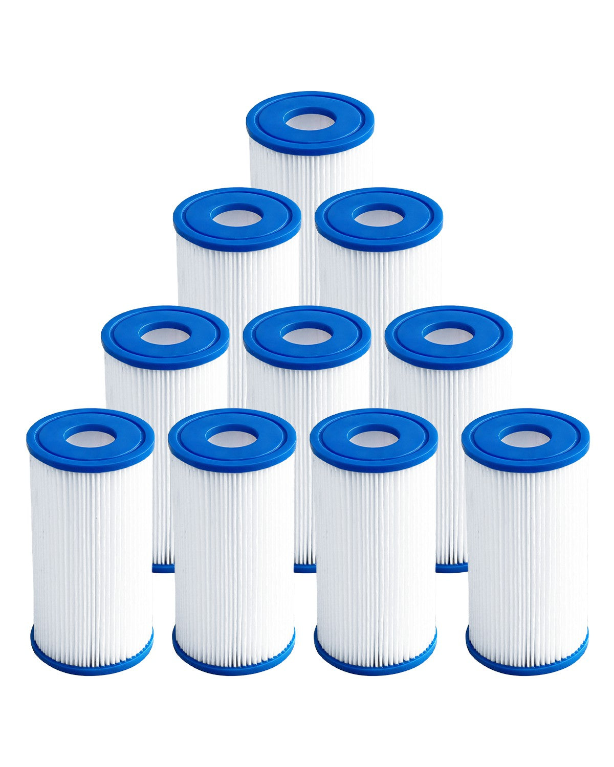 DAYEAR Ice Bath Filter 5" x 2.5" (8 Pack) Cold Plunge Filter 20 Micron Pleated Sediment filtrage Replacement for Ice Bath Tub Hot Tub