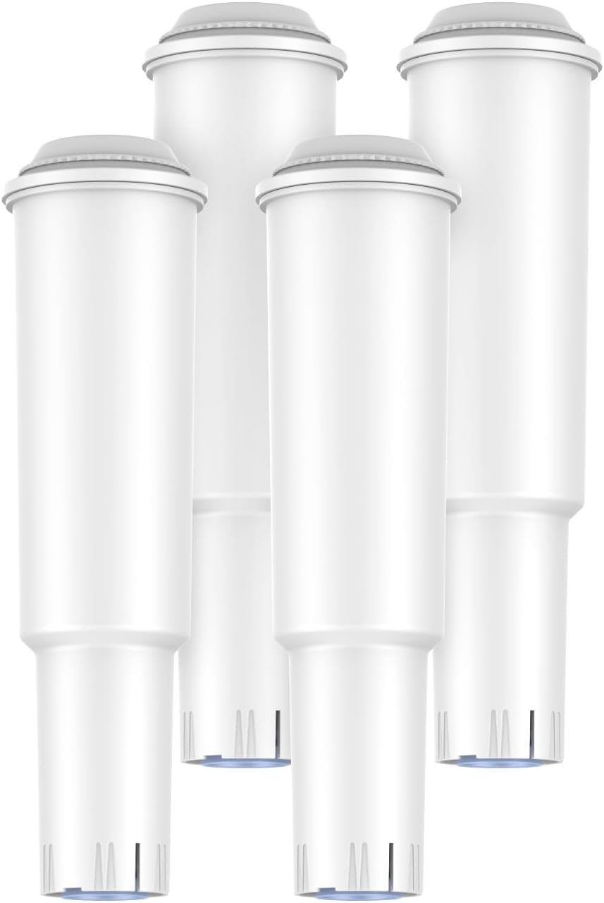 Coffee Water Filter Replacement 4 Pack for Clearyl White 64553 7520 60209 68739 62911 F7 F8 Z5 C1000/ C3000 S7/ S9
