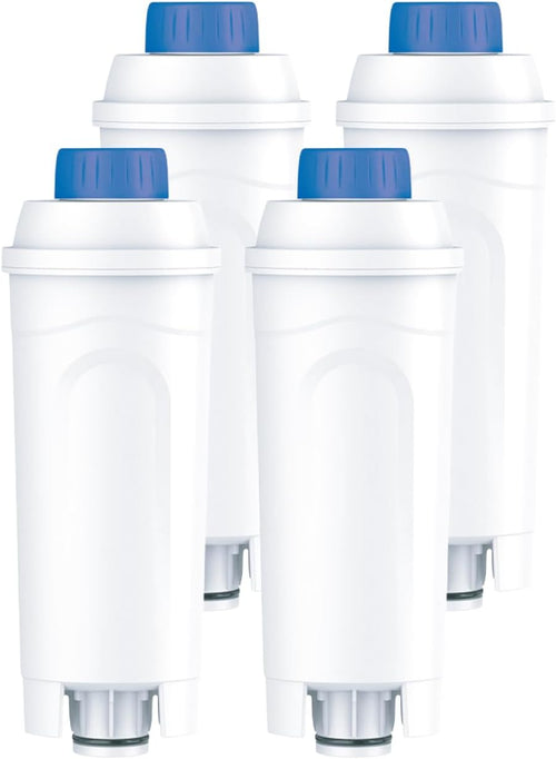 Coffee Water Filter Replacement 4 Pack for DLSC002 Water Filter Compatible with 5513292811 BCO410 BCO420 EC EC680 EC800. CFL-950 SER3017
