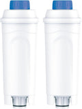 Coffee Water Filter Replacement 2 Pack for DLSC002 Water Filter Compatible with 5513292811 BCO410 BCO420 EC EC680 EC800. CFL-950 SER3017