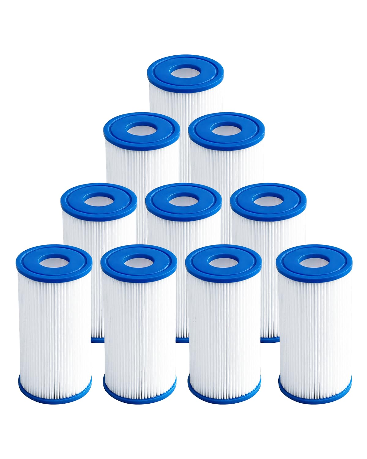 Cold Plunge Filter Cartridge 20 Micron Pleated Sediment Filter 5"x2.5" (16 Pack) Replacement for Most Compatible with Cold Plunge Chiller,Ice Bath Chiller