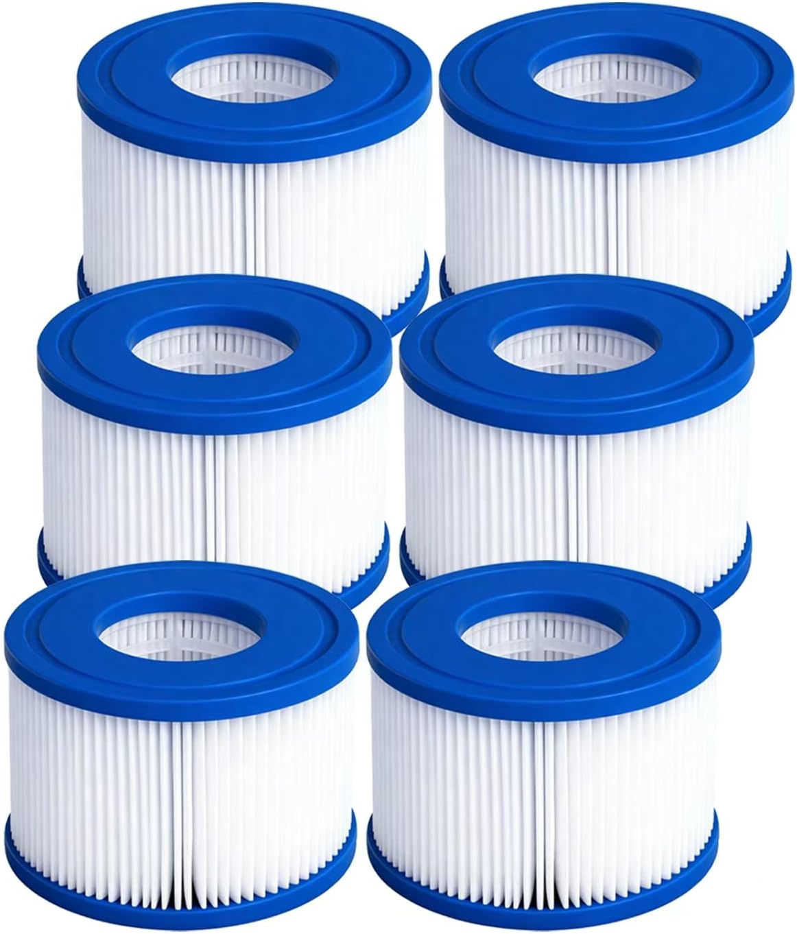 Hot Tub SPA Filter Type S1 (6 Pack) Aboveground Pool Filter for 28429E 28403E 28407E 28443E 28453E 28421E 28423E 28413E 28453E 11692 SB-h10 JPC01