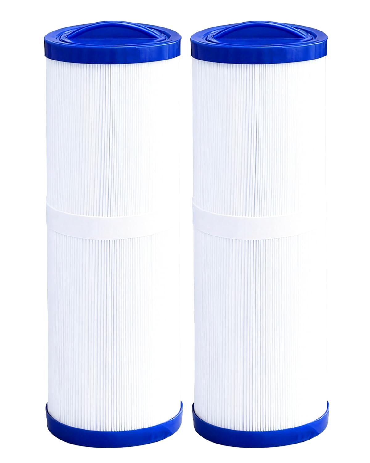 Spa Filter Replacement 5 Micron Pleated Hot Tub Filter 50 Sq.ft. (2 Pack) for PWW50L PWW50L-M 4CH-949 4CH-949RA FC-0172M SD-01143 SC757 817-4050 FIL50-5D13H15FCT-3