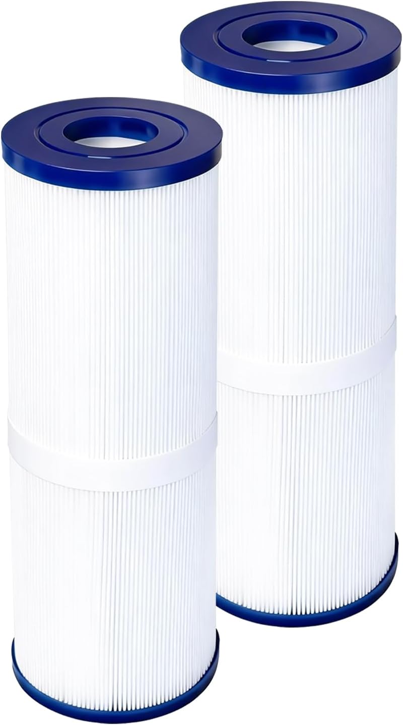 Spa Filter Replacement 50 Sq.Ft 13" x 5" (2 Pack) Drop-in Hot Tub Filter for PRB50-IN PRB501N C-4950 FC-2390 J210/ J220/ J235/ J245/ J275 413-212-02 373045 03FIL1600 R173434