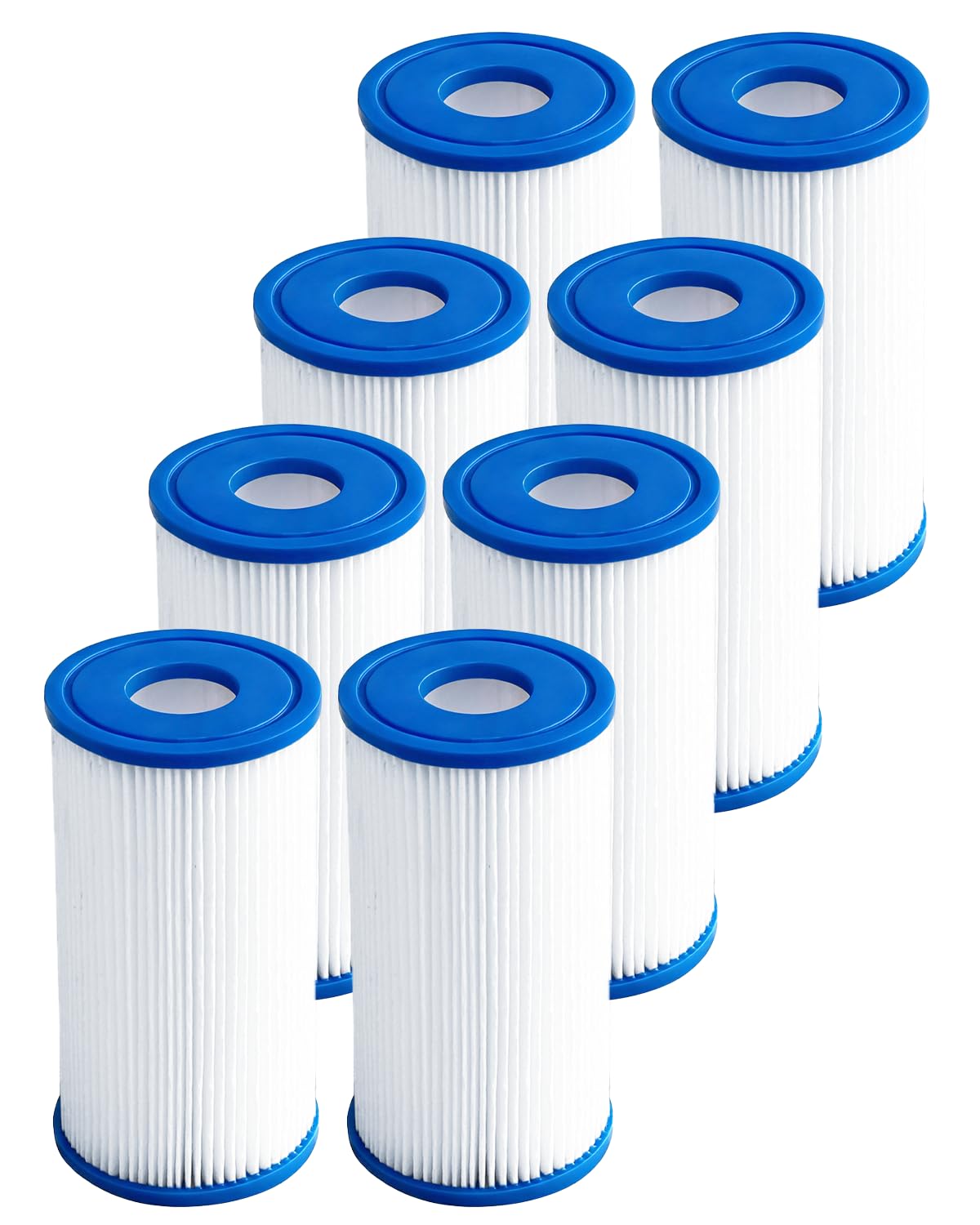 Cold Plunge Filter Cartridge 20 Micron Pleated Sediment Filter 5"x2.5" (10 Pack) Replacement for Most Compatible with Cold Plunge Chiller,Ice Bath Chiller