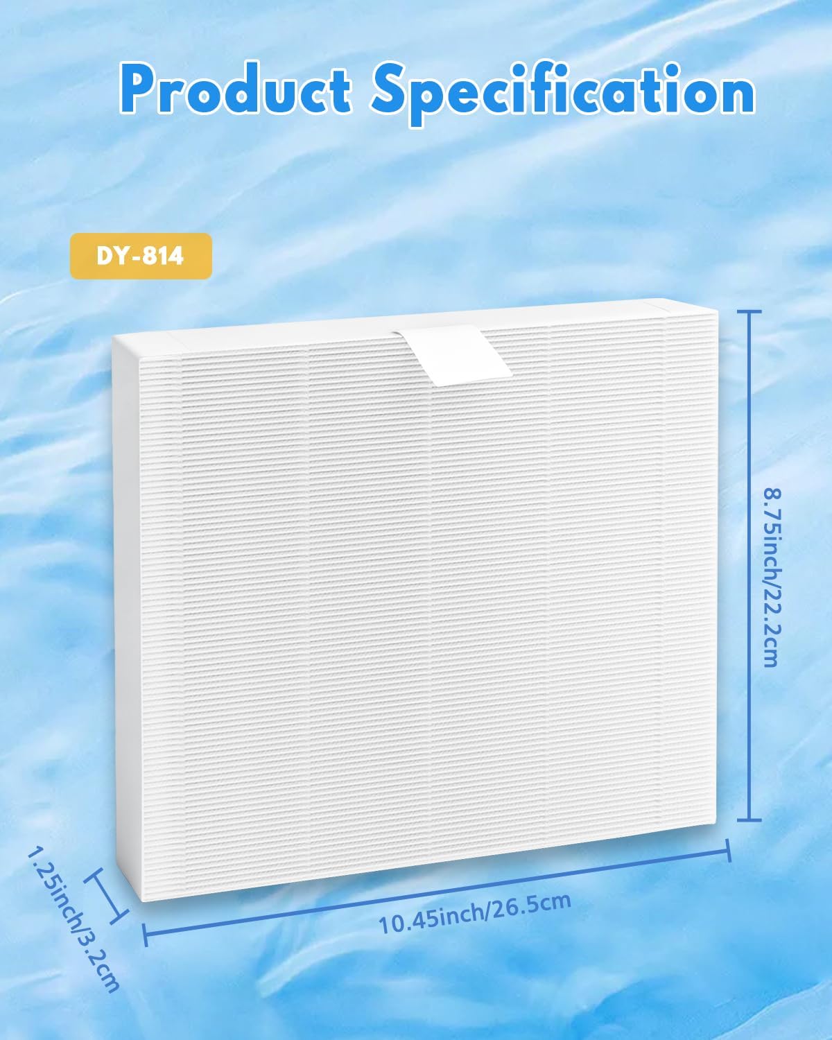 Spa Flat Filters Replacement (4 Pack) 10-00814 Hot Tub Filter for A5 A6 A7 A8 A9 M6 M7 M8 M9 S150 S180XD S200 (2023 to Present)