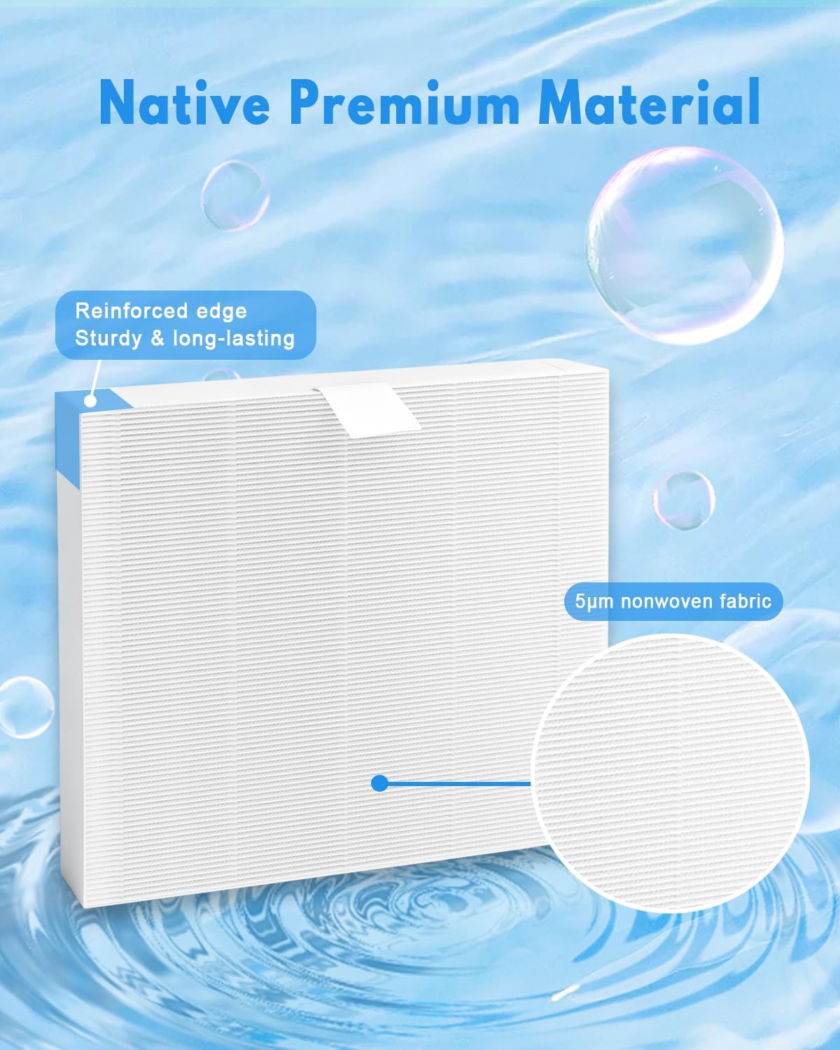 Spa Flat Filters Replacement (4 Pack) 10-00814 Hot Tub Filter for A5 A6 A7 A8 A9 M6 M7 M8 M9 S150 S180XD S200 (2023 to Present)